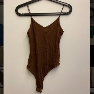 asos brown bodysuit